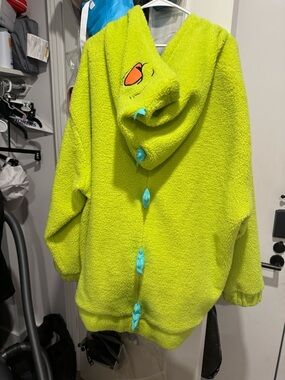 Dolls Kill x Rugrats Plus Larger Than Life Reptar Fuzzy Jacket